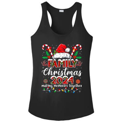 Family Christmas 2024 Matching Squad Santa Elf Funny Xmas Ladies PosiCharge Competitor Racerback Tank