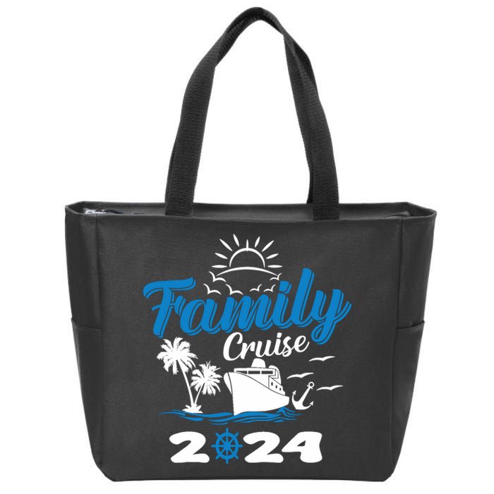 Family Cruise 2024 Making Memories Family Vacation Trip 2024 Zip Tote Bag