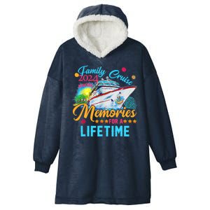 Family Cruise 2024 Making Memories For A Lifetime Hooded Wearable Blanket