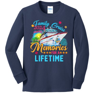 Family Cruise 2024 Making Memories For A Lifetime Kids Long Sleeve Shirt