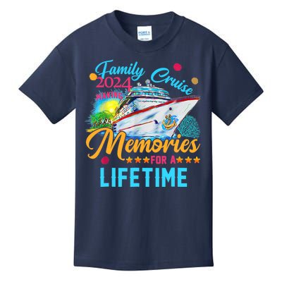 Family Cruise 2024 Making Memories For A Lifetime Kids T-Shirt