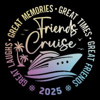 Friends Cruise 2025 Vacation Trip Impact Tech Backpack