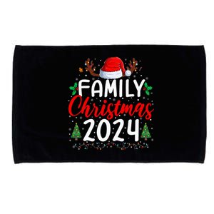 Family Christmas 2024 Matching Family Christmas Xmas Squad Microfiber Hand Towel