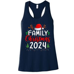 Family Christmas 2024 Matching Family Christmas Xmas Squad Women's Racerback Tank