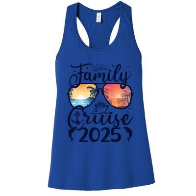 Family Cruise 2025 Summer Vacation Matching Family Cruise Gift Women's Racerback Tank