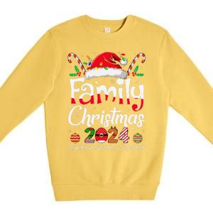 Family Christmas 2024 Matching Outfit Xmas Squad Santa Premium Crewneck Sweatshirt