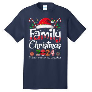 Family Christmas 2024 Matching Outfit Xmas Squad Santa Tall T-Shirt