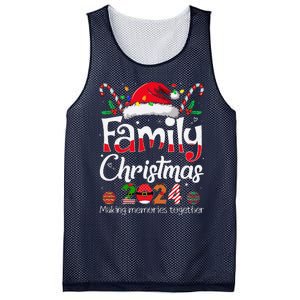 Family Christmas 2024 Matching Outfit Xmas Squad Santa Mesh Reversible Basketball Jersey Tank