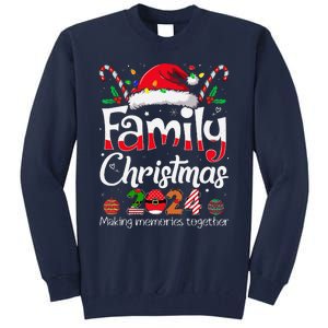 Family Christmas 2024 Matching Outfit Xmas Squad Santa Tall Sweatshirt