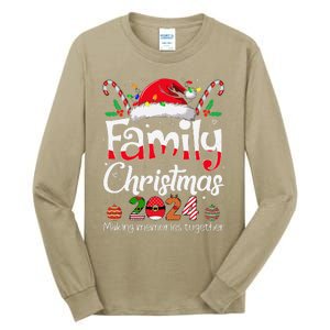 Family Christmas 2024 Matching Outfit Xmas Squad Santa Tall Long Sleeve T-Shirt