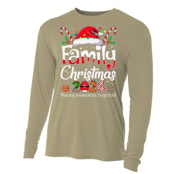 Family Christmas 2024 Matching Outfit Xmas Squad Santa Cooling Performance Long Sleeve Crew