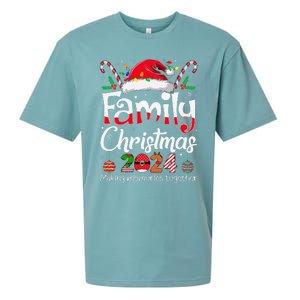 Family Christmas 2024 Matching Outfit Xmas Squad Santa Sueded Cloud Jersey T-Shirt