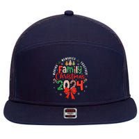 Family Christmas 2024 Matching Xmas Making Memories Together 7 Panel Mesh Trucker Snapback Hat