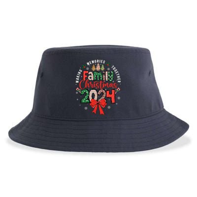 Family Christmas 2024 Matching Xmas Making Memories Together Sustainable Bucket Hat