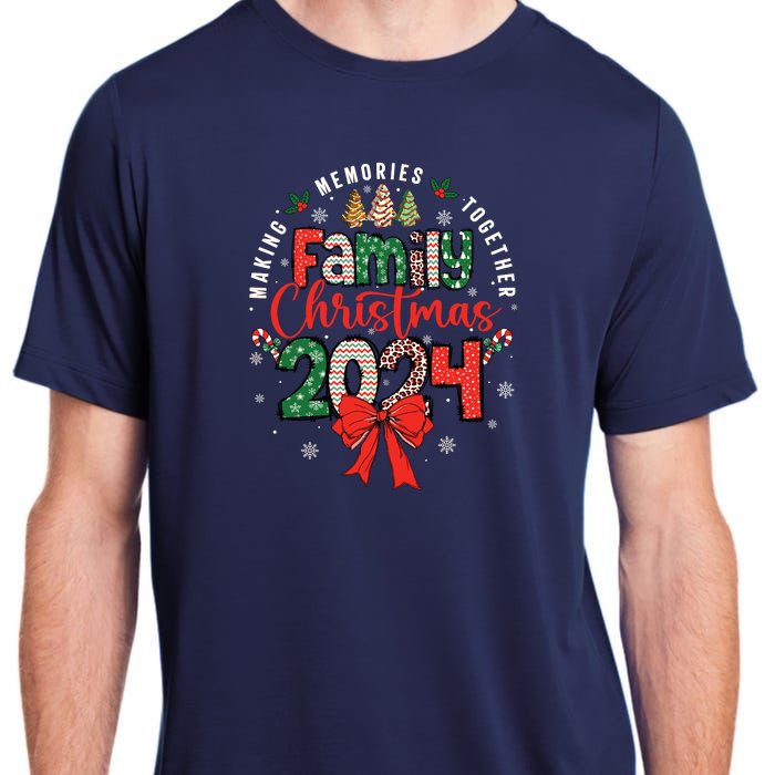 Family Christmas 2024 Matching Xmas Making Memories Together Adult ChromaSoft Performance T-Shirt