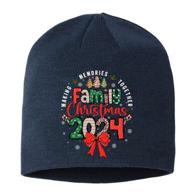 Family Christmas 2024 Matching Xmas Making Memories Together Sustainable Beanie