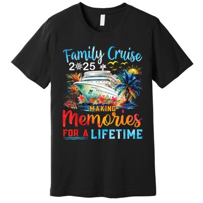 Family Cruise 2025 Family Matching Cruise Vacation Party Premium T-Shirt