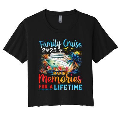 Family Cruise 2025 Family Matching Cruise Vacation Party Crop Top