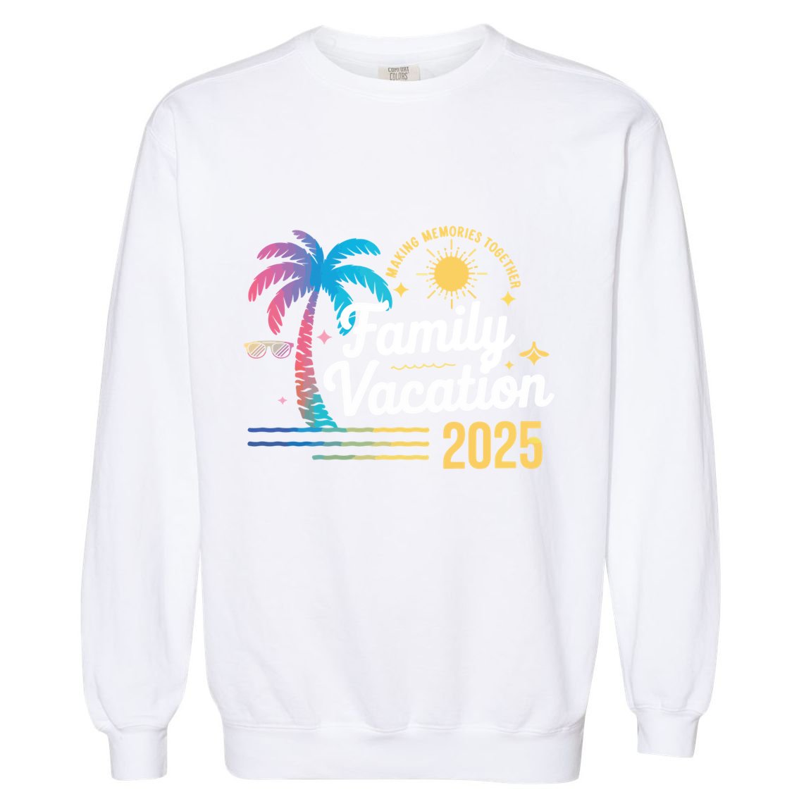 Family Cruise 2025 Family Matching Cruise Ship Vacation Trip Gift Garment-Dyed Sweatshirt