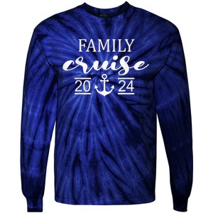 Family Cruise 2024 Family Vacation Matching for Cruise 2024 Tie-Dye Long Sleeve Shirt