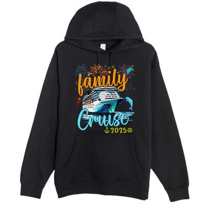 Family Cruise 2025 Family Vacation Matching Family Group. Premium Pullover Hoodie