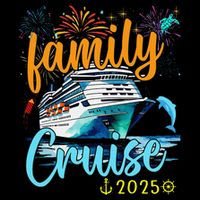 Family Cruise 2025 Family Vacation Matching Family Group. Womens Tank Top