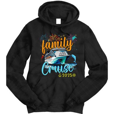 Family Cruise 2025 Family Vacation Matching Family Group. Tie Dye Hoodie