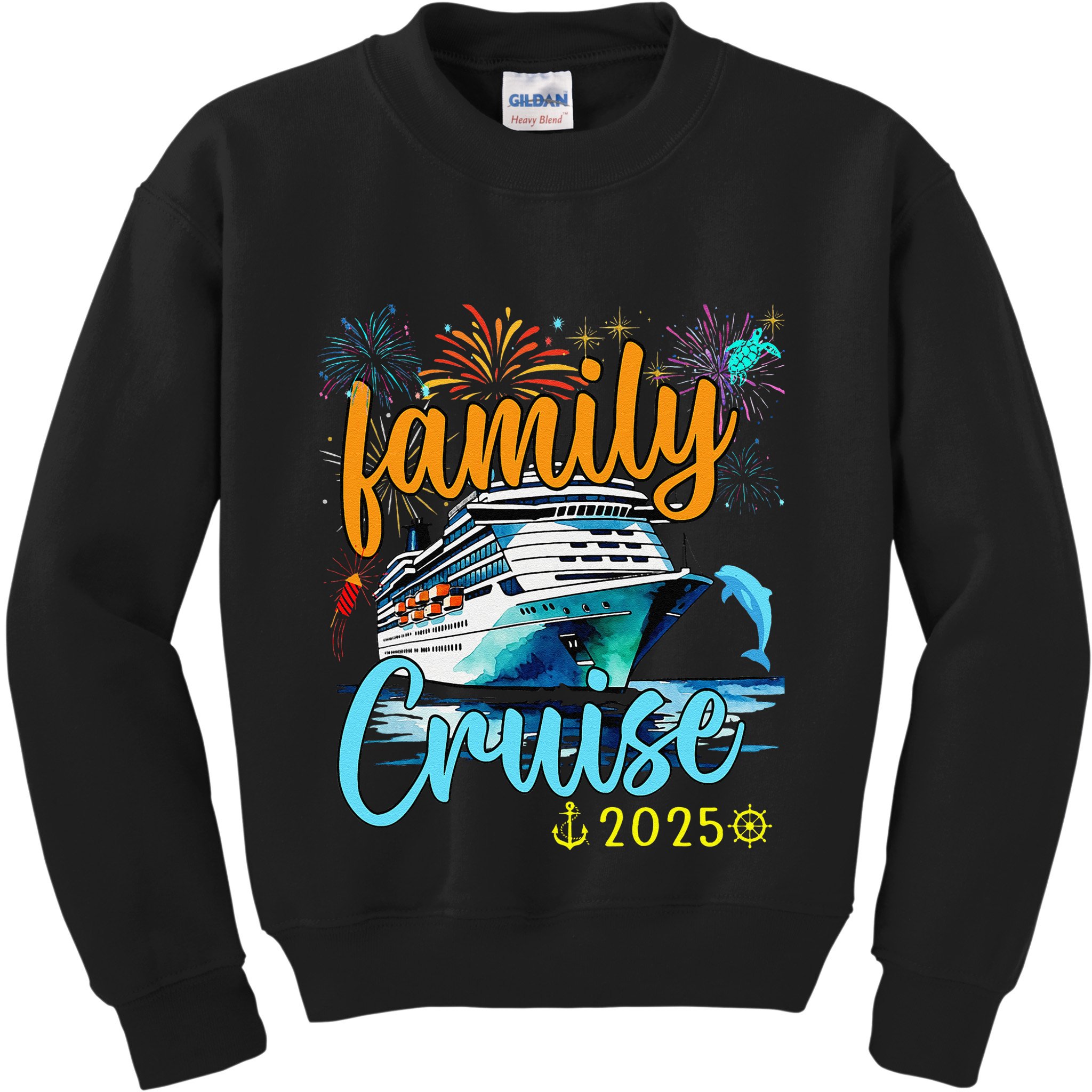 Family Cruise 2025 Family Vacation Matching Family Group. Kids Sweatshirt