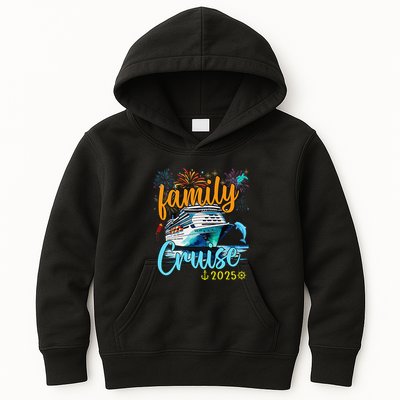 Family Cruise 2025 Family Vacation Matching Family Group. Kids Hoodie
