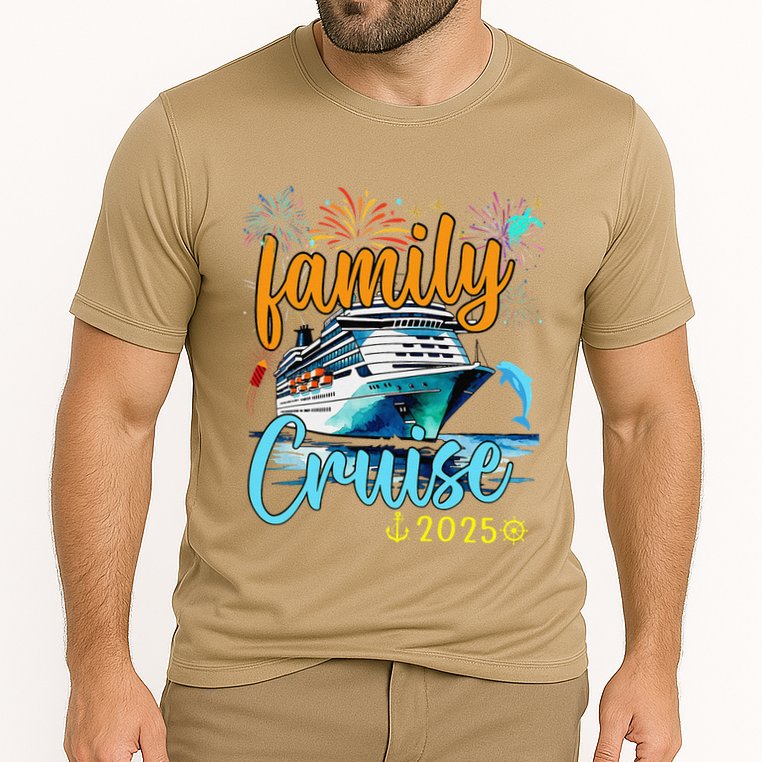 Family Cruise 2025 Family Vacation Matching Family Group. Cooling Performance Crew T-Shirt