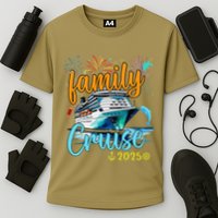 Family Cruise 2025 Family Vacation Matching Family Group. Cooling Performance Crew T-Shirt