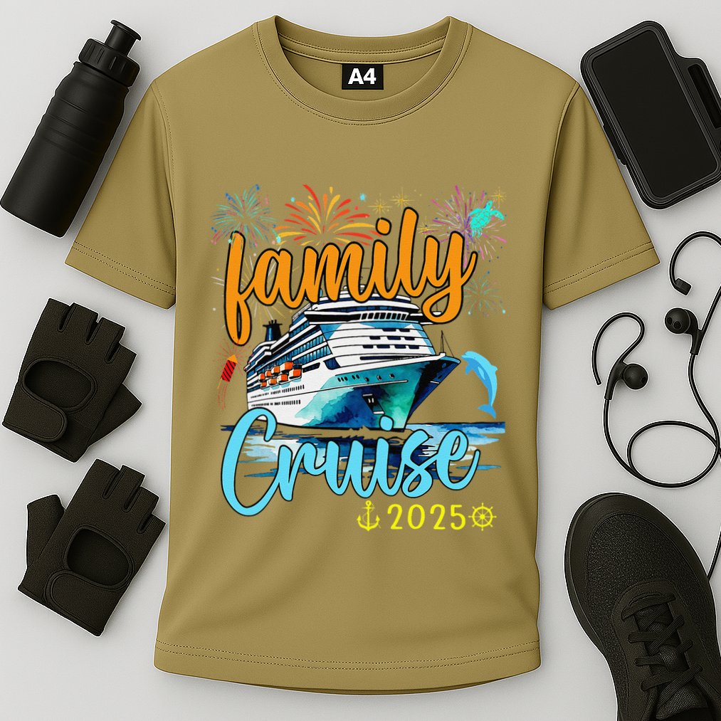 Family Cruise 2025 Family Vacation Matching Family Group. Cooling Performance Crew T-Shirt