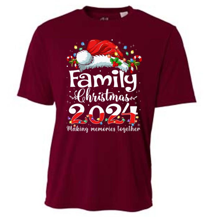 Family Christmas 2024 Matching Squad Santa Elf Funny Xmas Cooling Performance Crew T-Shirt