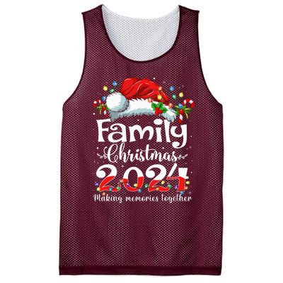 Family Christmas 2024 Matching Squad Santa Elf Funny Xmas Mesh Reversible Basketball Jersey Tank