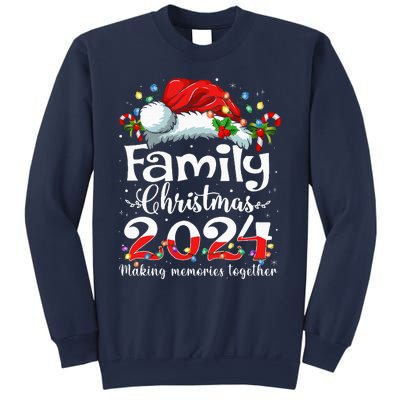 Family Christmas 2024 Matching Squad Santa Elf Funny Xmas Sweatshirt