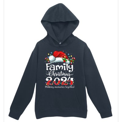 Family Christmas 2024 Matching Squad Santa Elf Funny Xmas Urban Pullover Hoodie