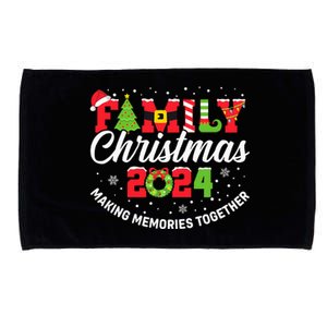 Family Christmas 2024 Matching Outfit Xmas Squad Santa Group Microfiber Hand Towel