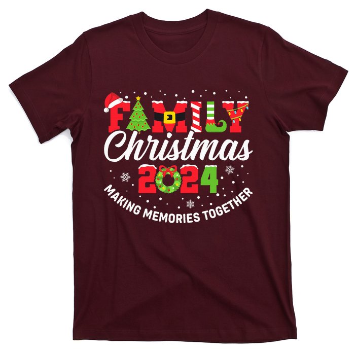 Family Christmas 2024 Matching Outfit Xmas Squad Santa Group T-Shirt