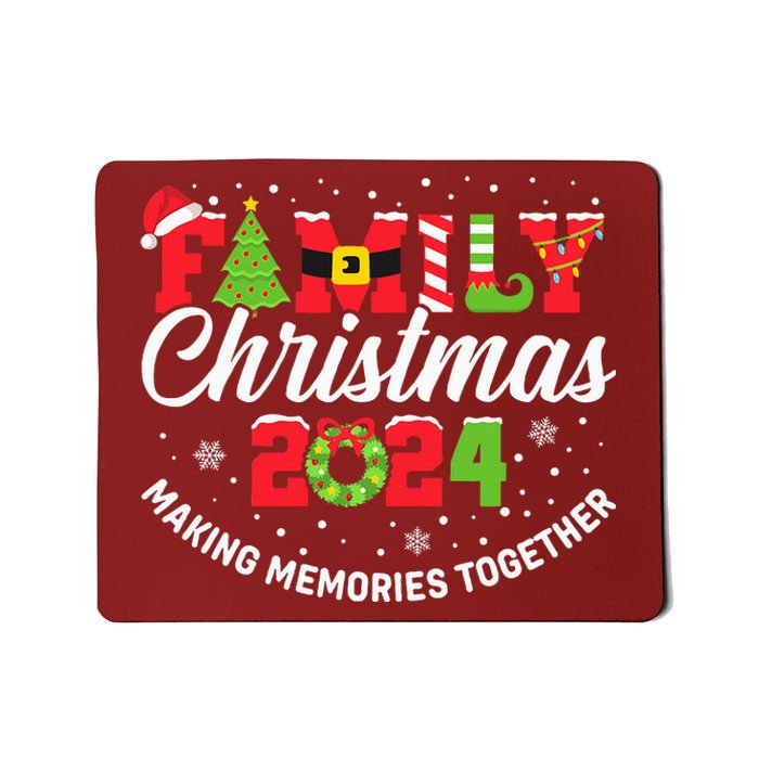 Family Christmas 2024 Matching Outfit Xmas Squad Santa Group Mousepad