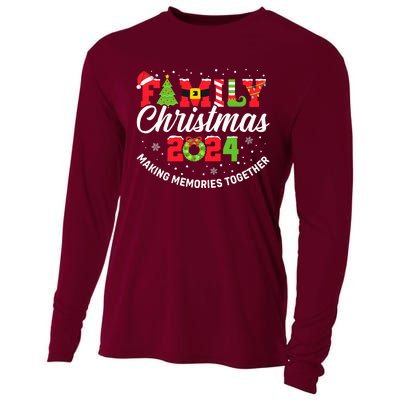 Family Christmas 2024 Matching Outfit Xmas Squad Santa Group Cooling Performance Long Sleeve Crew