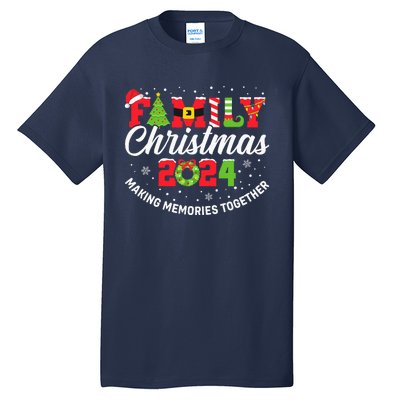 Family Christmas 2024 Matching Outfit Xmas Squad Santa Group Tall T-Shirt