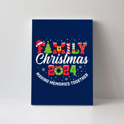 Family Christmas 2024 Matching Outfit Xmas Squad Santa Group Canvas