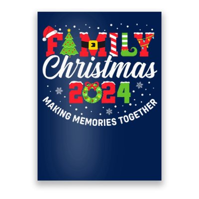 Family Christmas 2024 Matching Outfit Xmas Squad Santa Group Poster