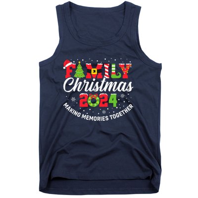 Family Christmas 2024 Matching Outfit Xmas Squad Santa Group Tank Top