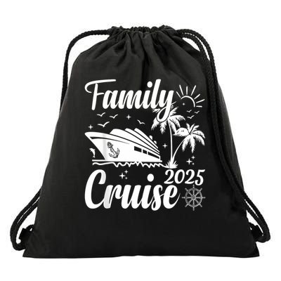 Family Cruise 2025 Family Matching Group Vacation Summer Drawstring Bag