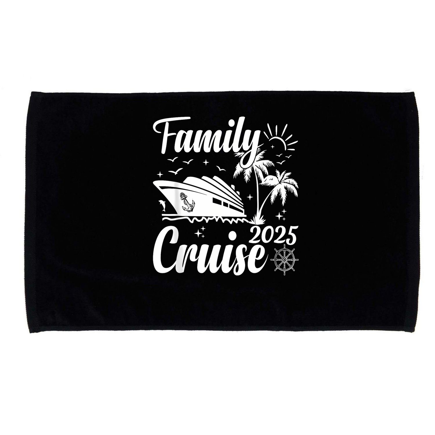 Family Cruise 2025 Family Matching Group Vacation Summer Microfiber Hand Towel