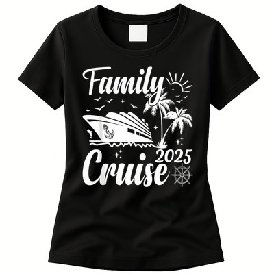 Family Cruise 2025 Family Matching Group Vacation Summer Womens T-Shirt