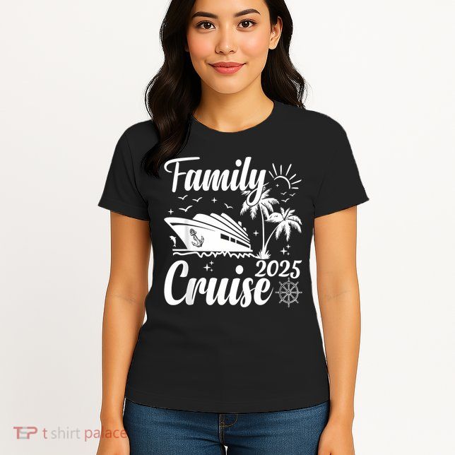 Family Cruise 2025 Family Matching Group Vacation Summer Womens T-Shirt