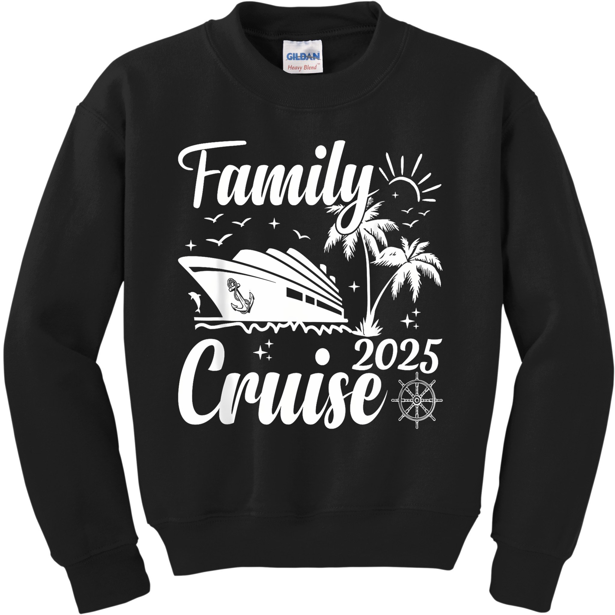 Family Cruise 2025 Family Matching Group Vacation Summer Kids Sweatshirt
