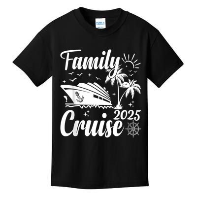 Family Cruise 2025 Family Matching Group Vacation Summer Kids T-Shirt